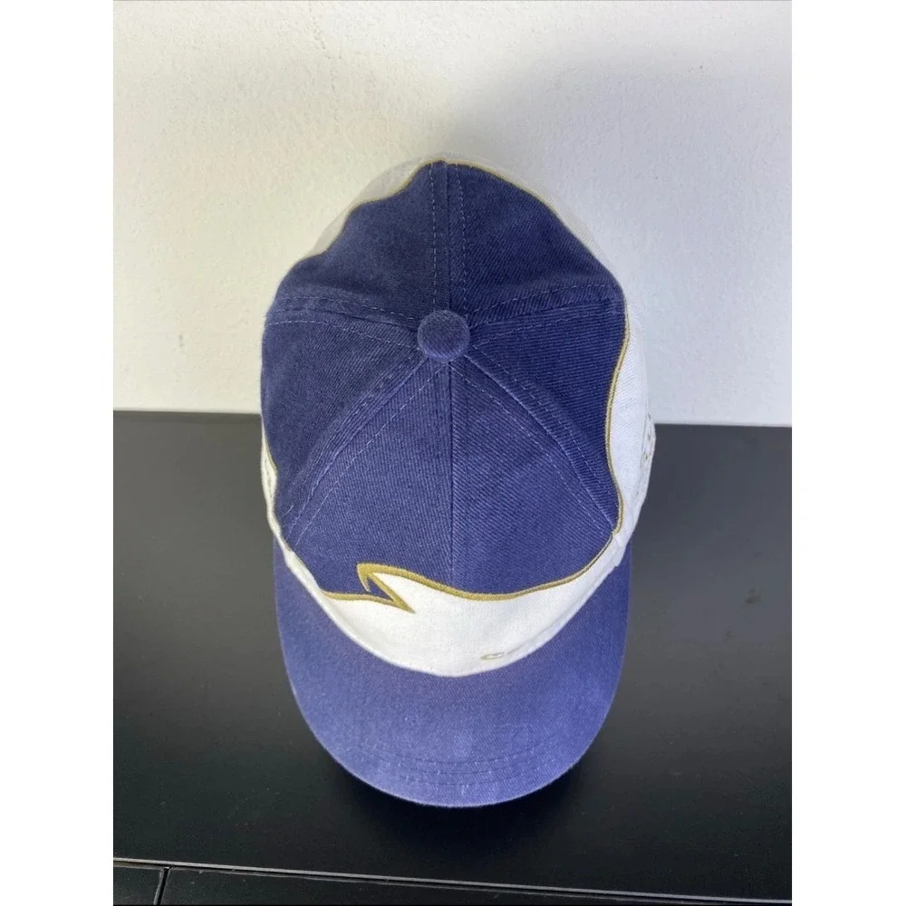 TITLIS Engelberg Cosmos Hat OS Blue White Gold Embroidery Switzerland Polydono